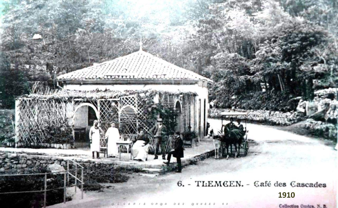 203- Tlemcen - Cafe des cascades -1910.jpg